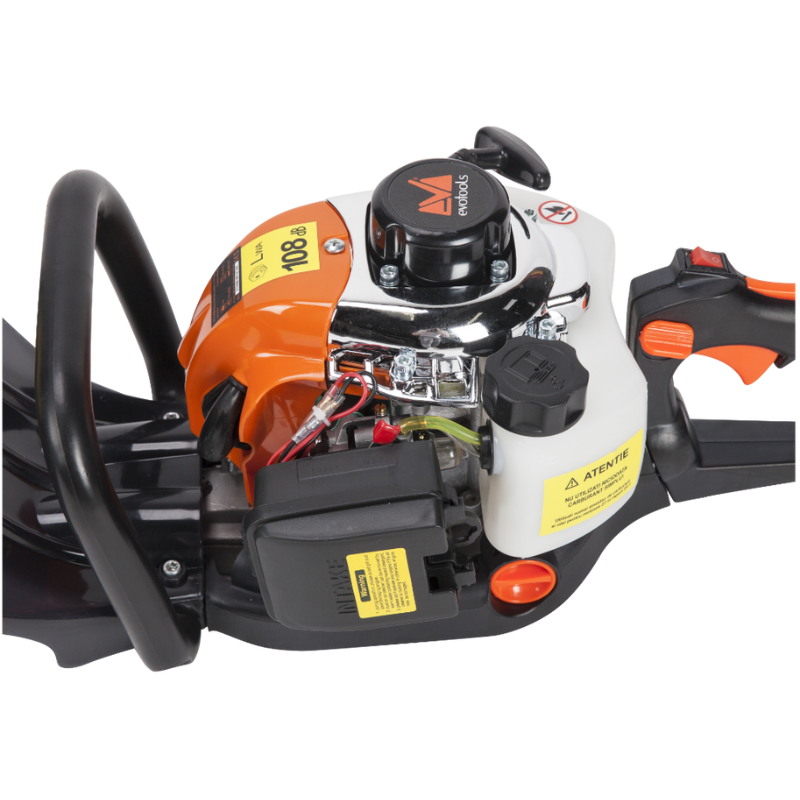 Motoferastrau pentru Gard Viu, Motor Benzina 2 Timpi 1 CP, Lama 65 cm, Maner Rotativ 180 grade, 9000 opm [6]
