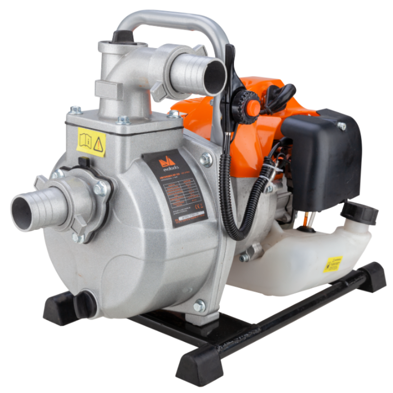 Motopompa Apa, 1.6 CP, 52 CC, Racorduri 1 Inch, Portabila [3]
