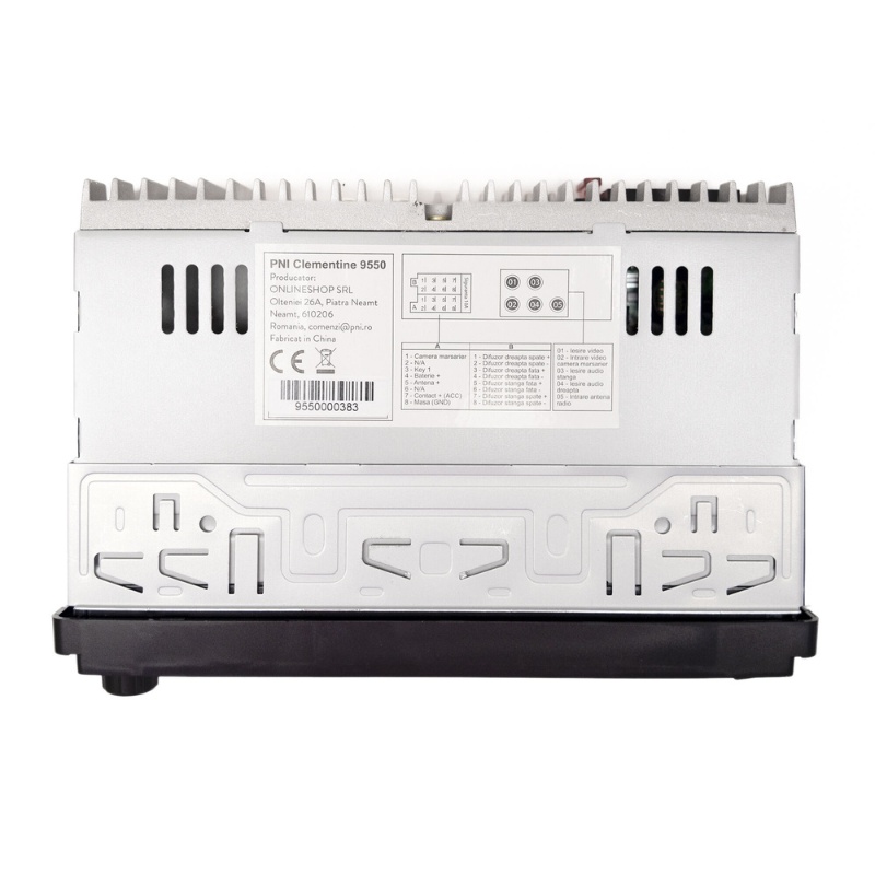 MP5 Player Auto PNI Clementine 9550, 4 inch, Bluetooth Carplay Radio FM 50Wx4 [10]