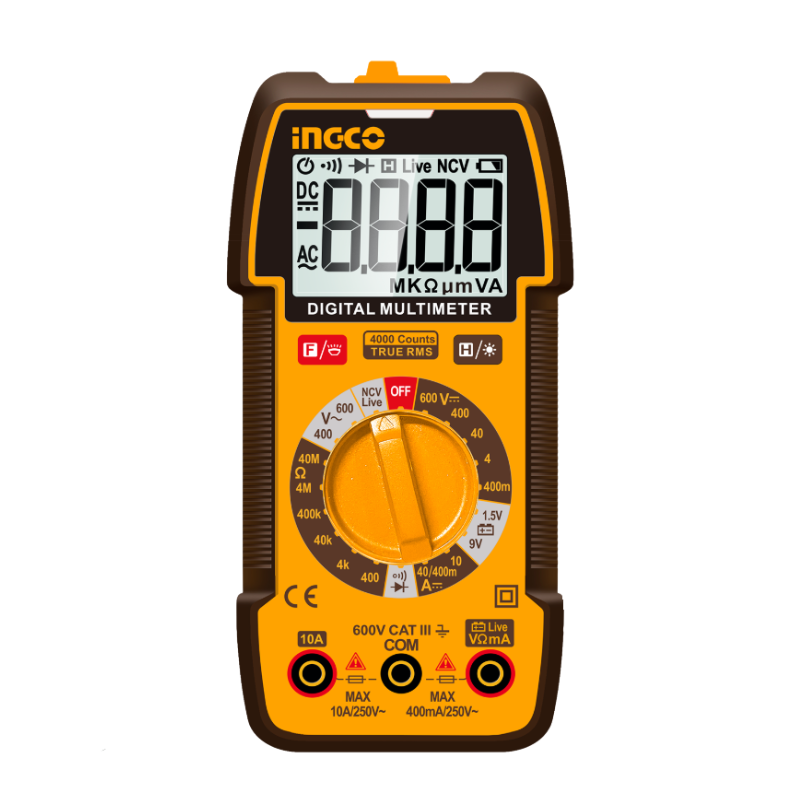 Multimetru digital, 4000 de numaratori, True RMS, 600V, cu lanterna [2]
