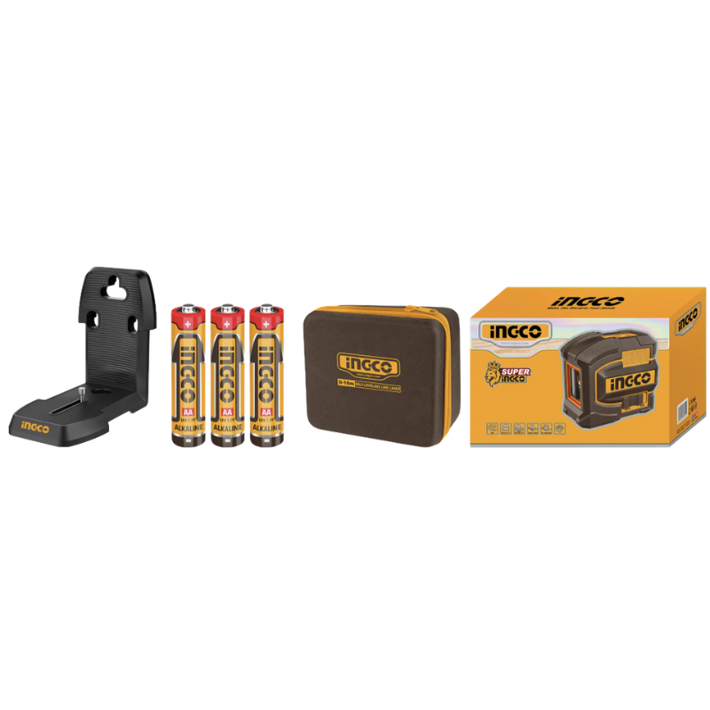 Nivel laser autonivelant, 2 linii, 18m rosu, precizie suport magnetic [3]