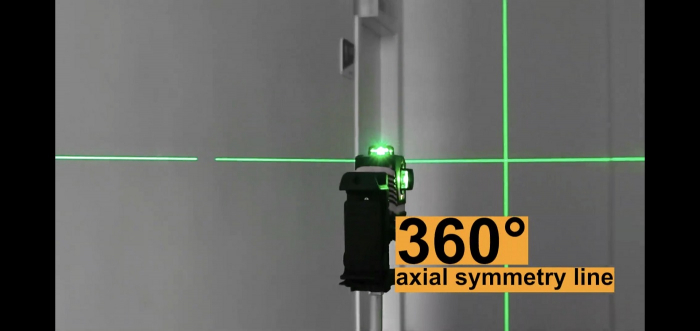 Nivela laser multi-linie, 3D, cu valiza, baterii reincarcabile + suport universal [5]
