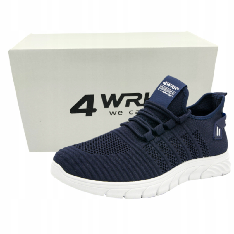 Pantofi de lucru respirabili MERGA NW, talpa PVC flexibila, bleumarin alb [4]
