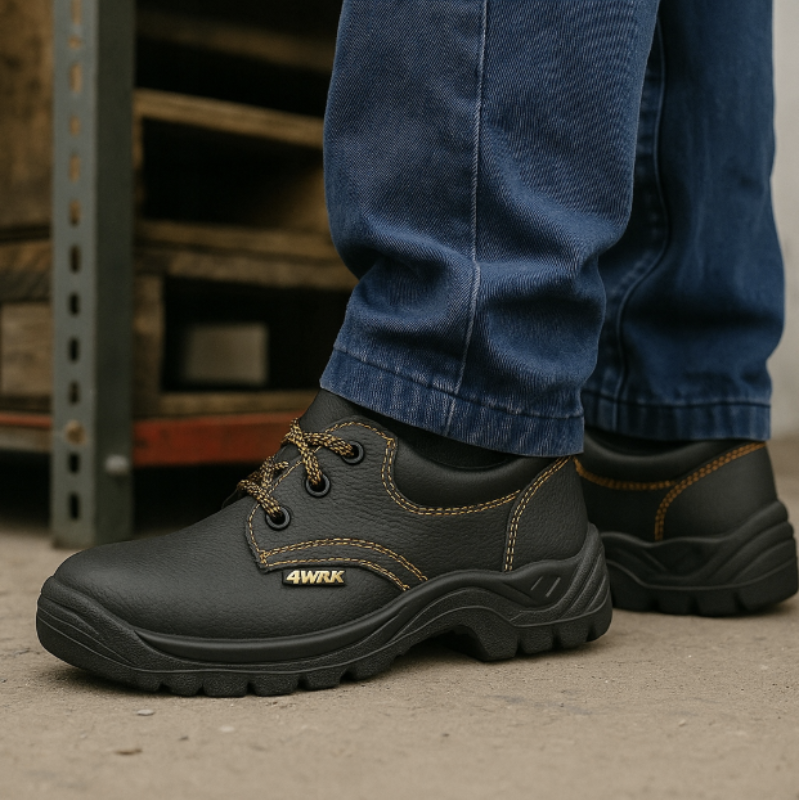Pantofi de protectie Castor S3 SRC, piele naturala, cu bombeu metalic si talpa antiderapanta [2]