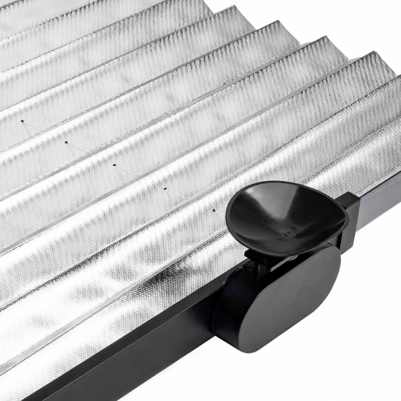 Parasolar Pliabil pentru Parbriz Auto, 155 x 70 cm, cu Ventuze, Protectie Solara Universala [3]