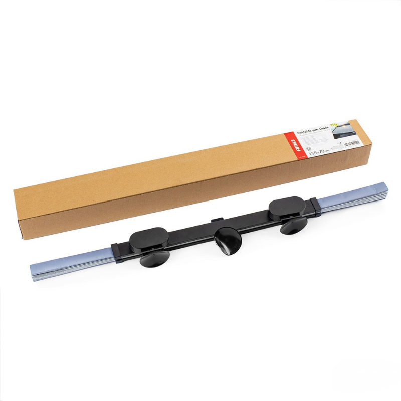 Parasolar Pliabil pentru Parbriz Auto, 155 x 70 cm, cu Ventuze, Protectie Solara Universala [5]