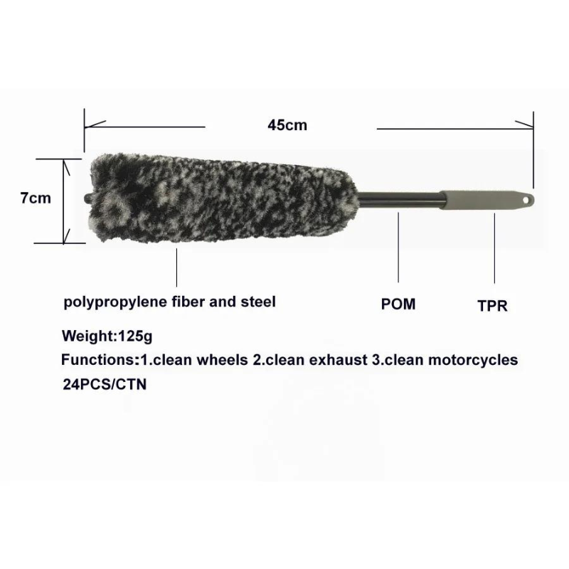 Perie de Curatare pentru Roti si Esapament, 45cm [3]