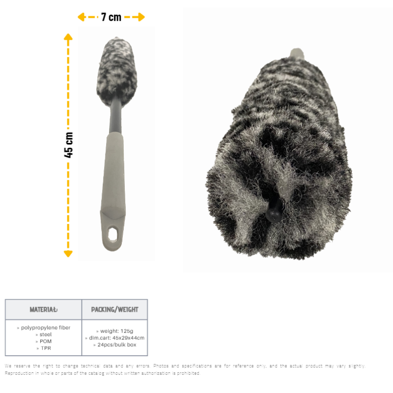 Perie de Curatare pentru Roti si Esapament, 45cm [4]