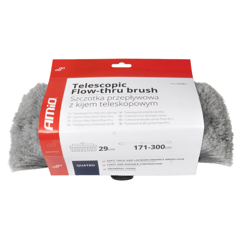 Perie Spalat moale Auto Telescopica cu Flux Continuu Apa, extensibila 171-300 cm [7]