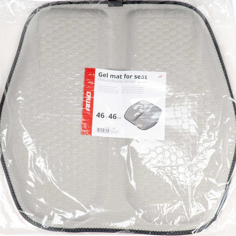 Perna cu Gel pentru Scaun Auto, Antialunecare, 46 x 46cm, Suport Comfort Spate [4]