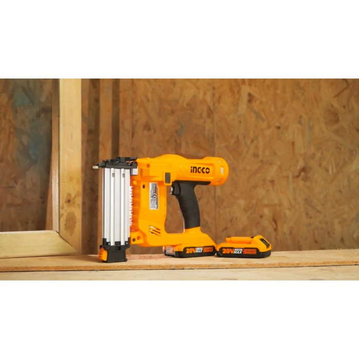 Pistol de batut cuie si capse pe acumulator 20V [5]