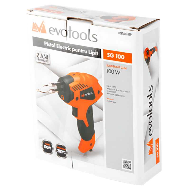 Pistol Lipit Plastic, 100W, Incalzire Rapida, Portabil, Eficient [2]