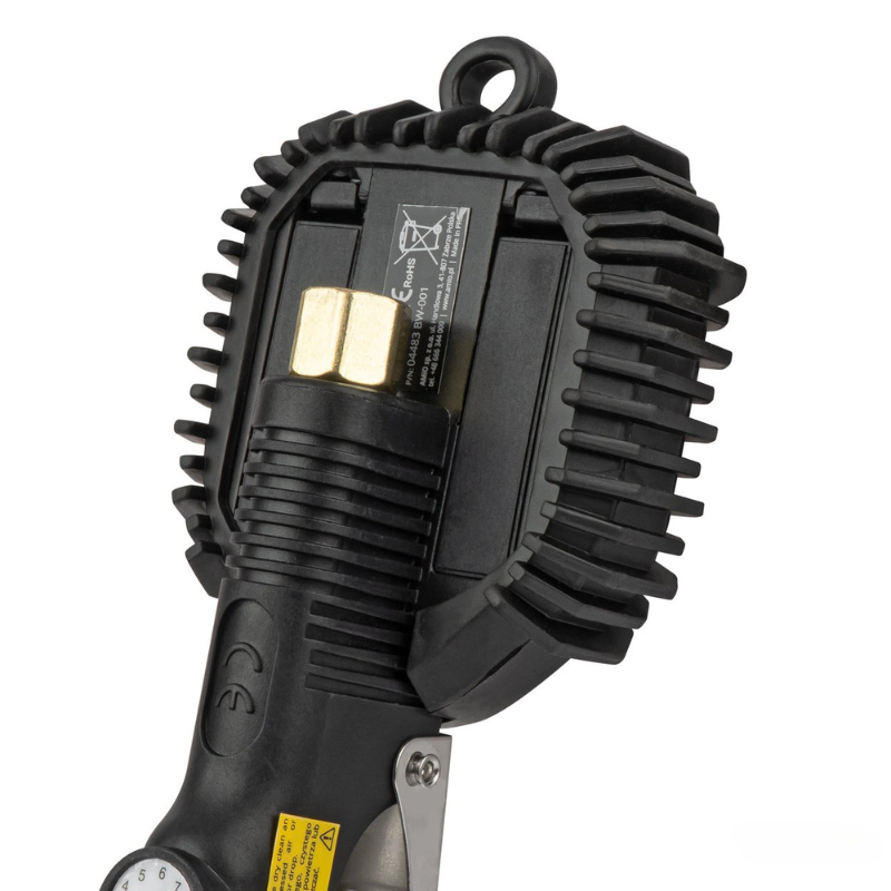 Pistol umflat roti, manometru digital, 16 bar, 230 psi, 1/4 inch, compresor aer, anvelope auto [5]