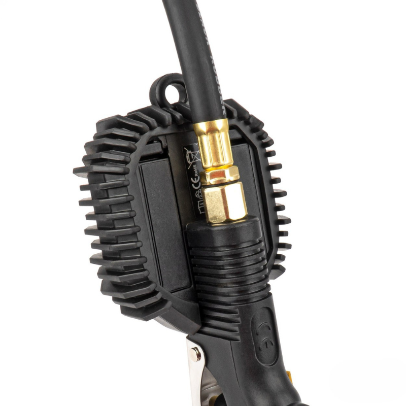 Pistol umflat roti, manometru digital, 16 bar, 230 psi, 1/4 inch, compresor aer, anvelope auto [6]