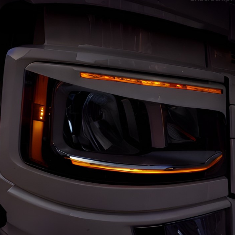 Pleoape far pentru Scania S&R 2016+ cu decupaj pentru pozitie cu LED [2]
