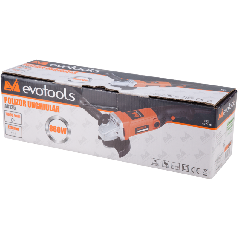 Polizor Unghiular, Flex AG 125 EPTO, 860W, 125mm, 11000rpm [2]