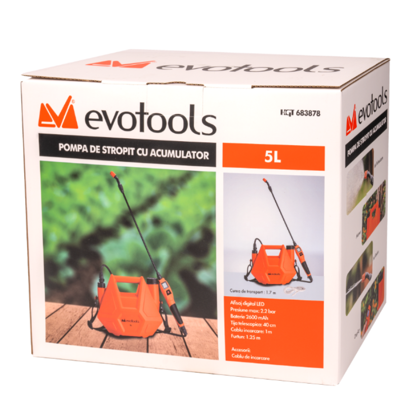 Pompa de Stropit cu Acumulator, 5L, V2 [4]