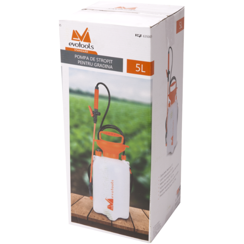 Pompa de Stropit Manuala Evotools 5L cu Gradatie, Pulverizator cu presiune [2]