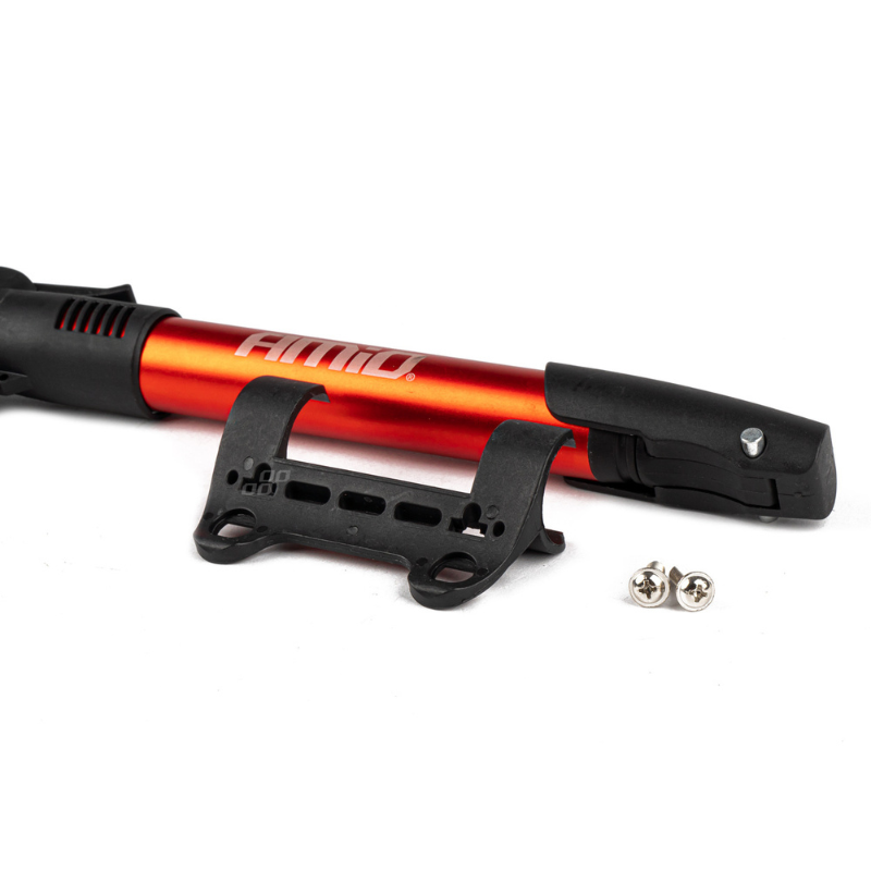 Pompa Manuala Bicicleta PU01 din Aluminiu, 28cm, Valve Presta si Schrader [3]