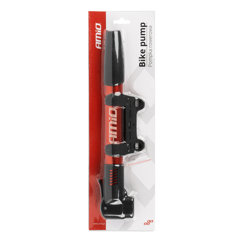 Pompa Manuala Bicicleta PU01 din Aluminiu, 28cm, Valve Presta si Schrader [8]