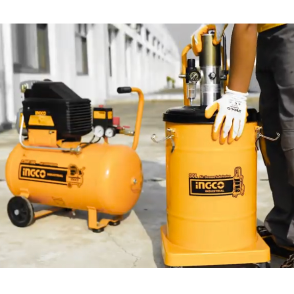 Pompa pneumatica pentru gresat, 30L [4]