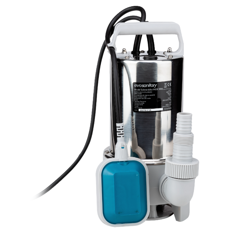 Pompa submersibila inox INOX 1018, 1100W, debit 333L/min, Inaltime 9m, Adancime 7m [1]
