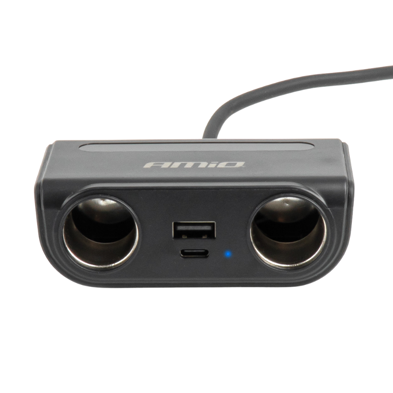 Prelungitor bricheta auto, 120W cu 2 prize, USB-C, USB-A [6]