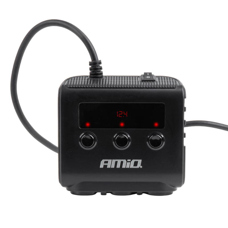 Prelungitor bricheta auto, 180W cu 4 USB si afisaj LED [7]