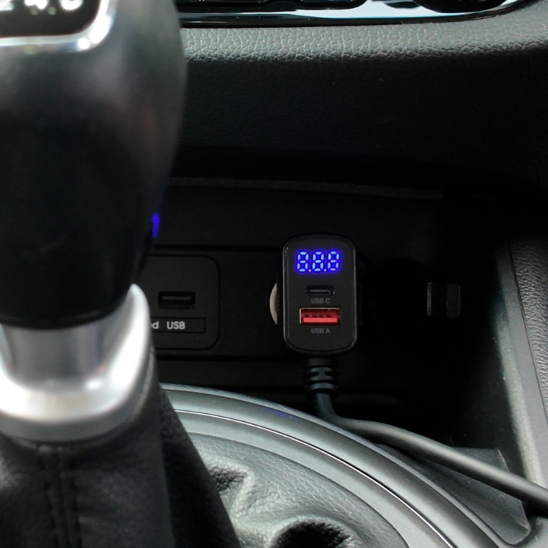 Prelungitor bricheta auto, 3 prize, 4 USB, 148W, QC PD [4]