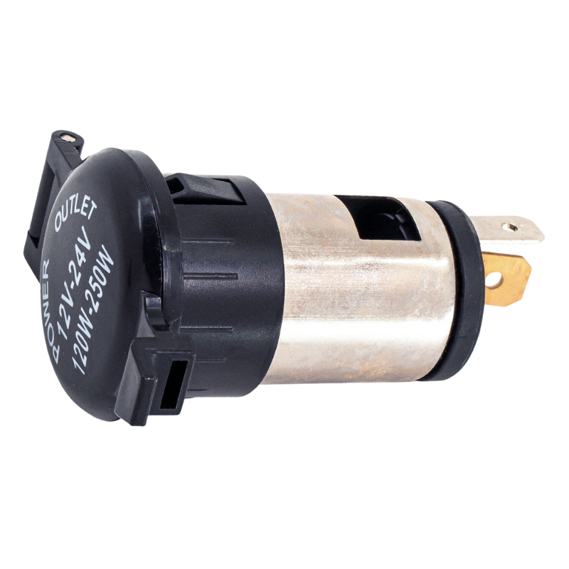 Priza auto suplimentara, 12/24V, 250W, cu capac, protectie praf, pentru vehicule [2]