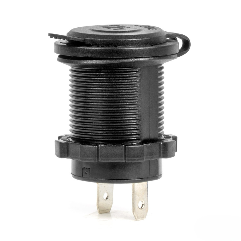 Priza Bricheta Auto Impermeabila, Iluminare LED Albastru, 12V/24V [3]