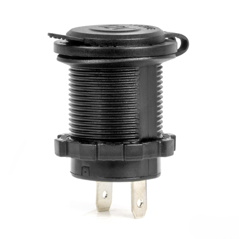 Priza Bricheta Auto Impermeabila, Iluminare LED Rosu, 12V/24V [3]