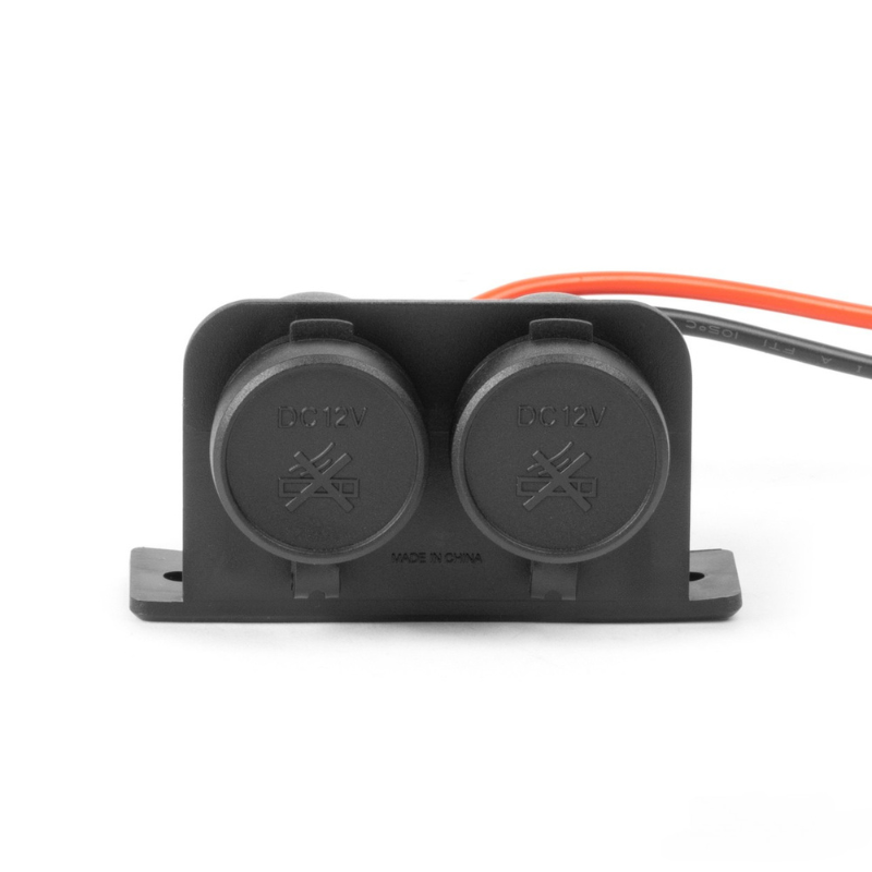Priza Dubla Bricheta Auto Ermetica, 12V/24V [3]