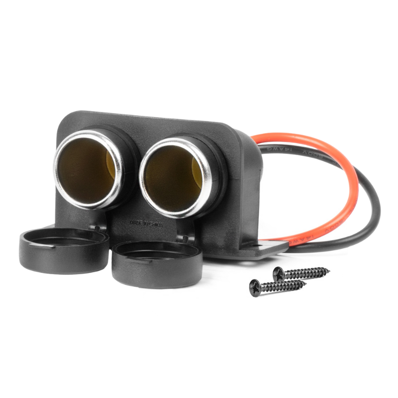 Priza Dubla Bricheta Auto Ermetica, 12V/24V [2]