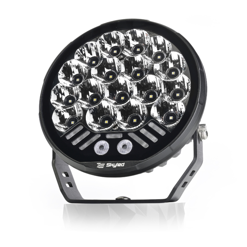 Proiector camion, offroad Dorado 9X, 130W, 12500lm, 12/24V, 21.6cm, pozitie alba si portocalie cu lampa stroboscop [6]