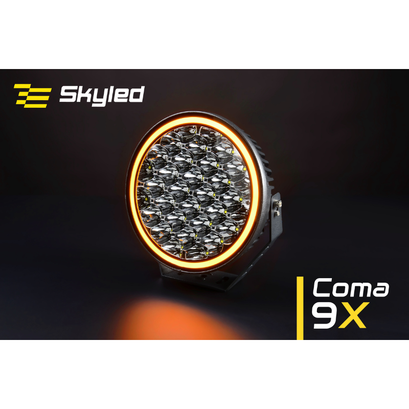 Proiector Coma 9X, 9" FULL LED, 160W, 12500Lm, pozitie alb si portocaliu, R112 [6]
