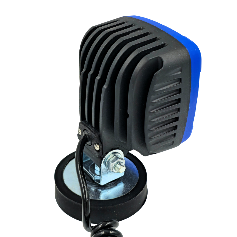 Proiector de lucru cu magnet LED , Aluminiu, 12/24V, 14.20cm, cablu spiralat 3m, 2800lm [3]