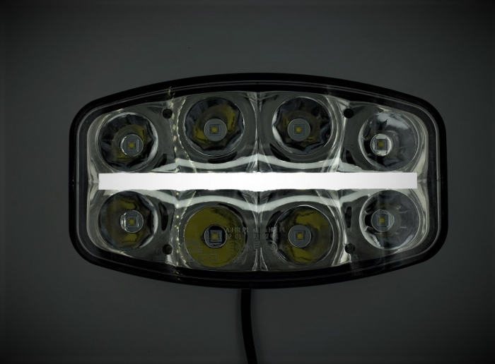Proiector Full-Led, Pozitie si Faza Lunga Led, 1224V, Dreptunghiular - Oval - Truck LED L3412 [4]