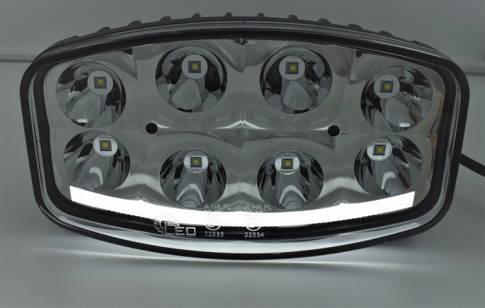 Proiector Full-Led, Pozitie si Faza Lunga Led, 1224V, Dreptunghiular - Oval, Jumbo - Truck LED L3413 [4]