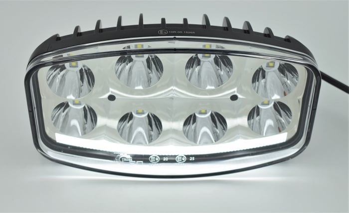 Proiector Full-Led, Pozitie si Faza Lunga Led, 1224V, Dreptunghiular - Oval, Jumbo - Truck LED L3413 [9]