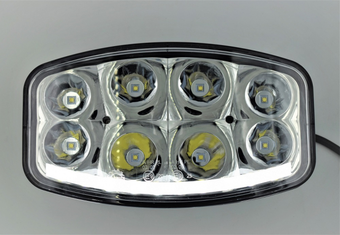 Proiector Full-Led, Pozitie si Faza Lunga Led, 1224V, Dreptunghiular - Oval, Jumbo - Truck LED L3413 [10]
