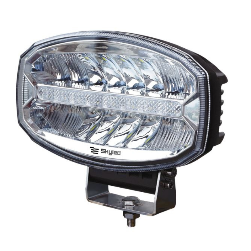 Proiector FULL LED Spot, SKYLED Jumbo Draco DRL 80W, 24.2cm cu pozitie alb/portocaliu si faza [4]