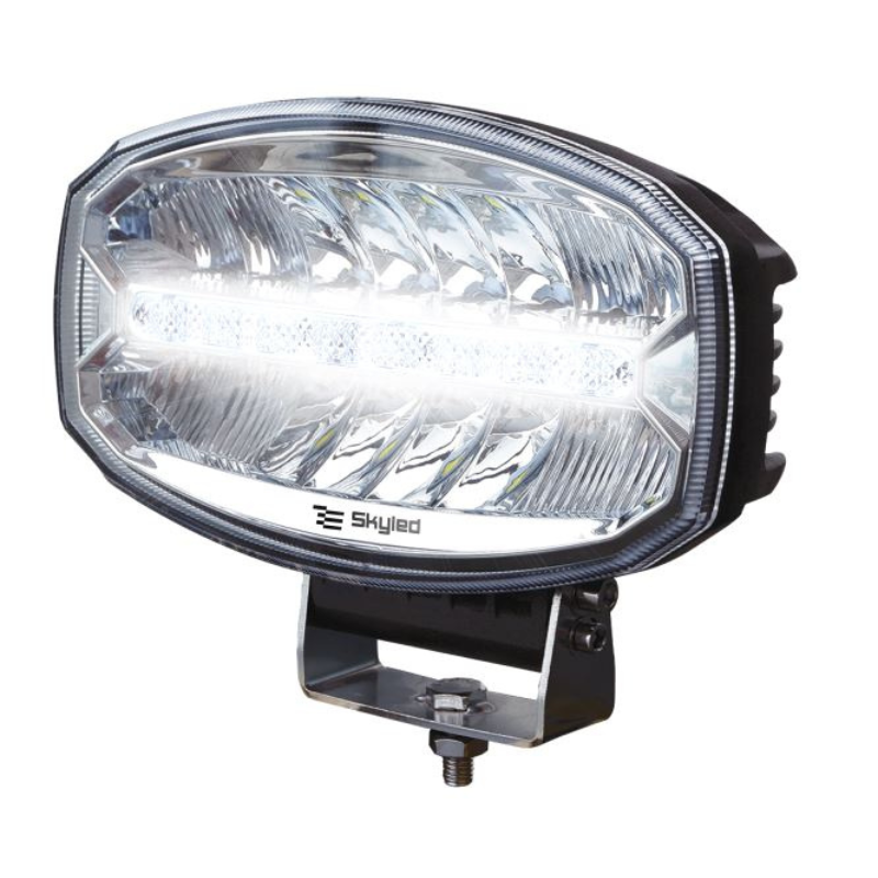 Proiector FULL LED Spot, SKYLED Jumbo Draco DRL 80W, 24.2cm cu pozitie alb/portocaliu si faza [3]