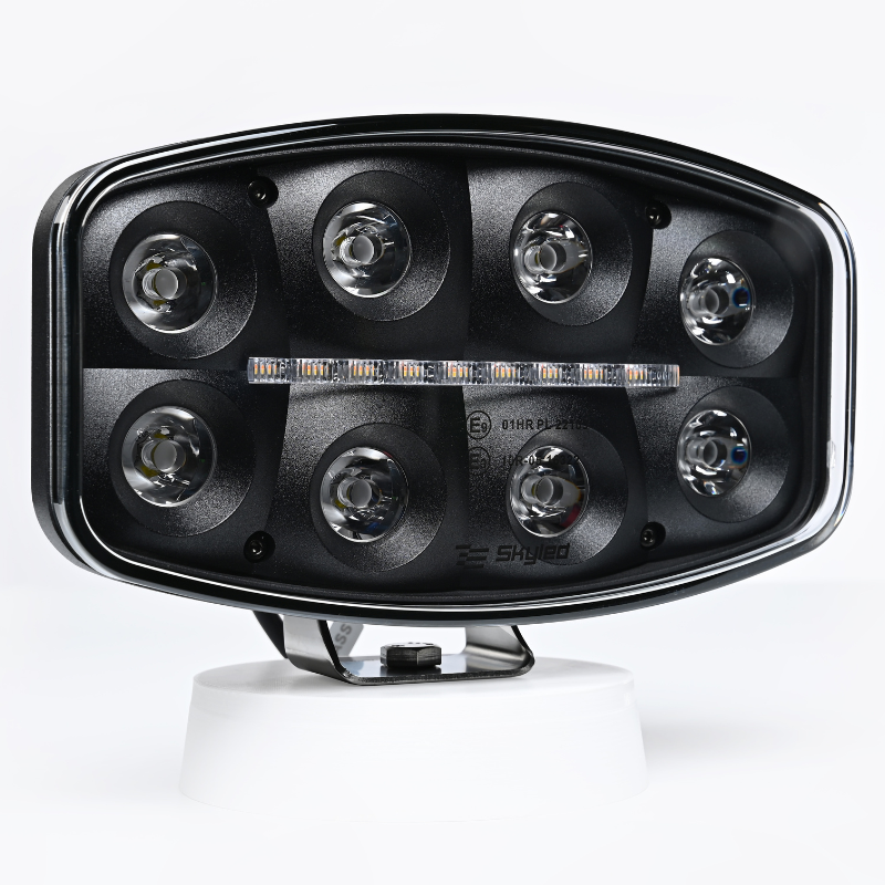 Proiector Jumbo Octan Black FULL LED cu lumina de pozitie alb/portocaliu 80W, 4800lm [12]