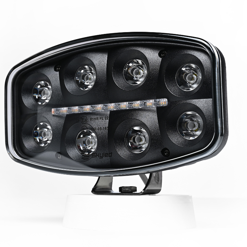 Proiector Jumbo Octan Black FULL LED cu lumina de pozitie alb/portocaliu 80W, 4800lm [3]