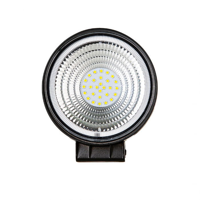Proiector rotund cu LED, faza si pozitie, flood, 11.2 x 11.2 x 4.5cm, 2280lm, 28W [2]