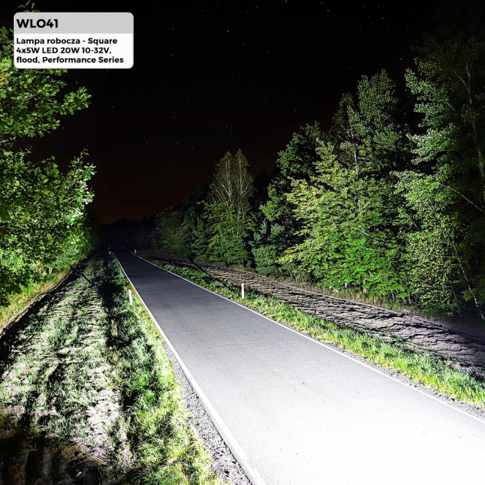 Proiector cu LED incastrabil Flood, 80 x 70 x 8.5cm, 1280lm, 20W [4]