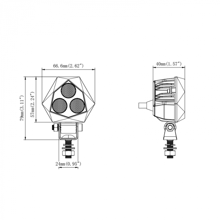 Proiector, lampa de lucru LED, marsarier - Truck LED L0179 [2]
