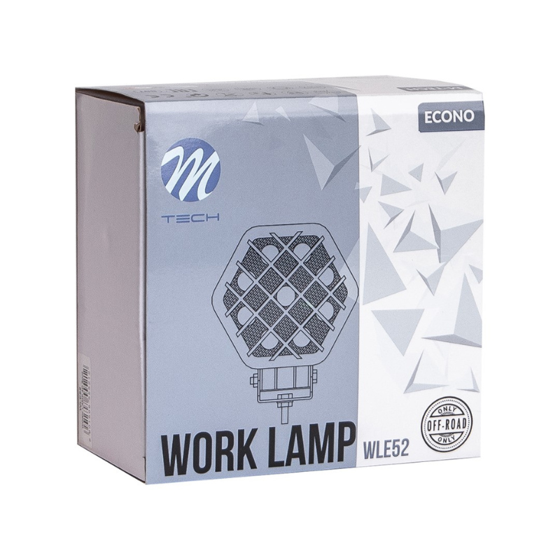 Proiector LED 27W, cu protectie, 12/24V, 1600lm, 6500K, 13.8 x 12.4cm [3]