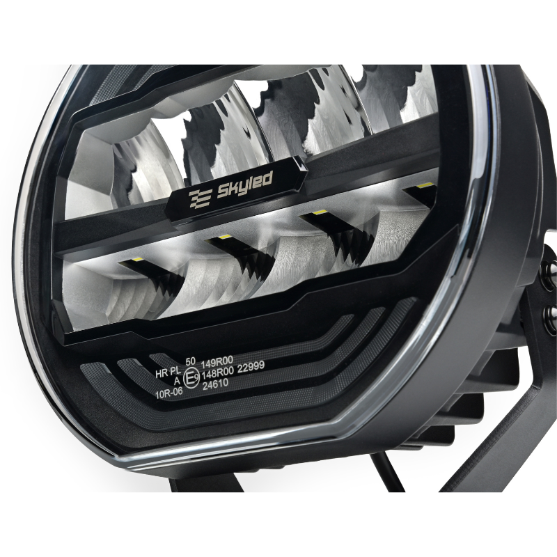 Proiector LED Auto, Galax 9X FI227, 100W, Lumina de Pozitie Alba si Portocalie [10]